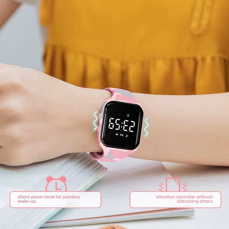 Kids LED Digital Silent Vibrat - Smartwatch Watches For Kids recension och pris