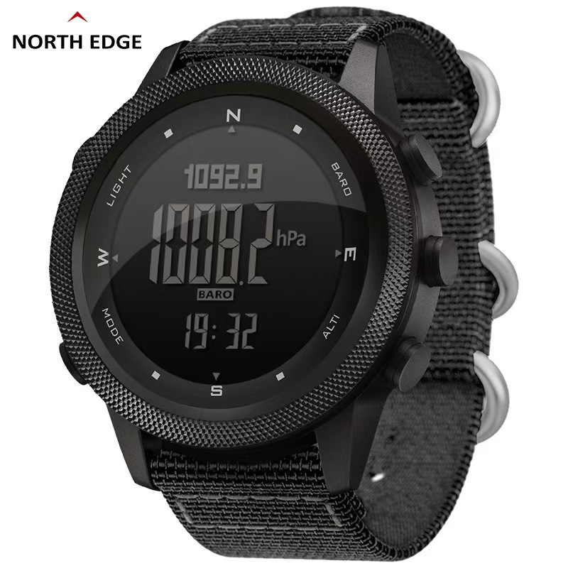 NORTH EDGE Apache46 Men Outdoo - Altimeter Compass Watch recension och pris