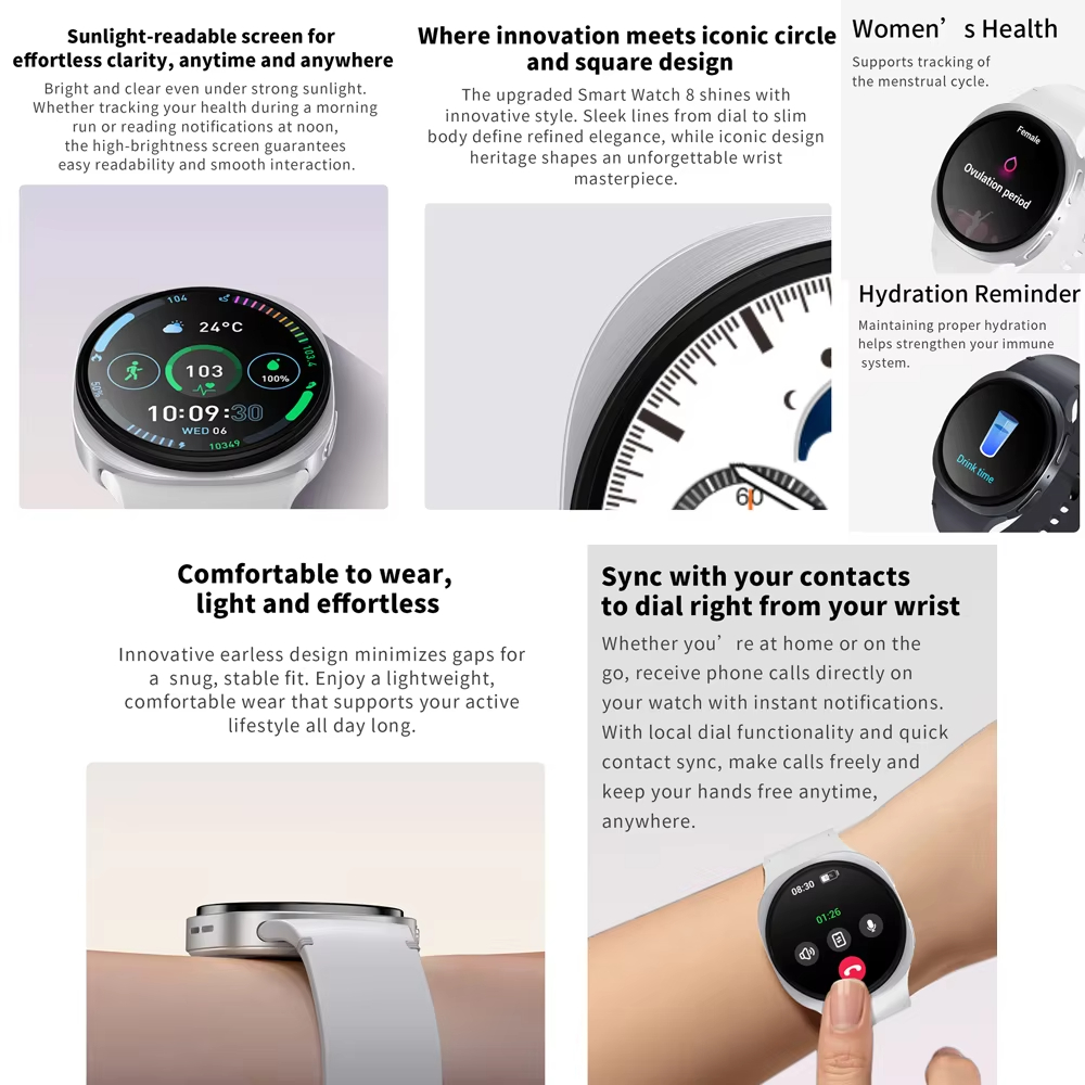 2026 New Original Men 8 Mini S - Smartwatch Watches For Women With Gps recension och pris