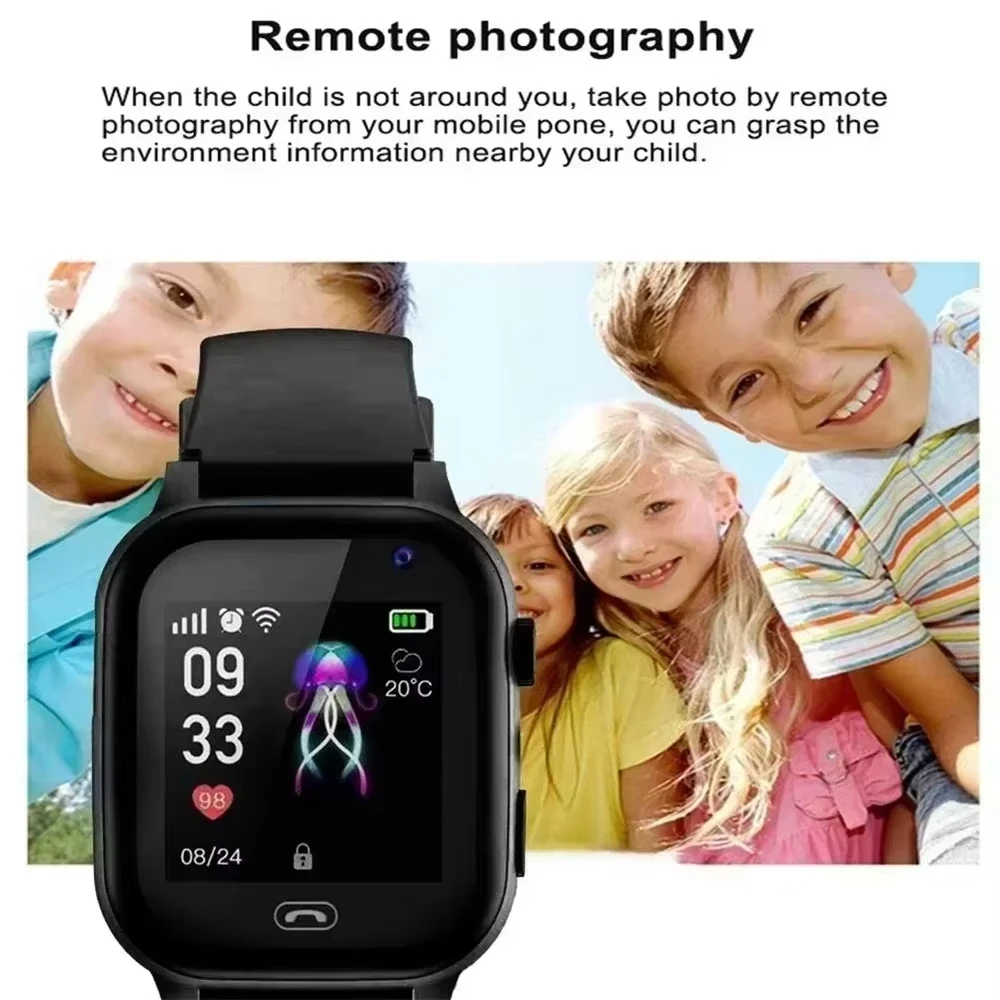Lenovo 2026 New 4G GPS Kids Sm - Smartwatch Watches For Kids With Gps recension och pris